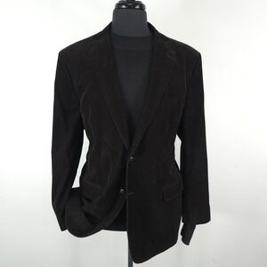Brooks Brothers Blazer Mens 46R Brown Corduroy Fitzgerald 1818 Sport Coat Jacket